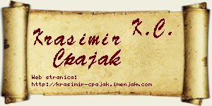 Krasimir Čpajak vizit kartica